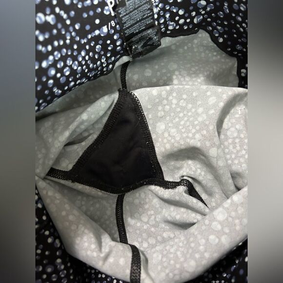 Sweaty Betty Power High Waist ⅞ Workout Leggings in Blue Celestial Dot Print - Picture 12 of 13